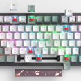 thumbnail image 2 of 75% Wired Keyboard with Knob, 75 Percent Gaming Keyboard Hot Swappable Gasket Mount,Red Switch,RGB Backlit 82 Keys TKL Mechanical Keyboard,NKRO Compact Keyboard for PC L, 2 of 7