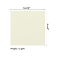 thumbnail image 2 of Uxcell Origami Paper Double Sided for Art Craft Project Beginner 100 Sheets Cream White 2x2 inch, 2 of 5