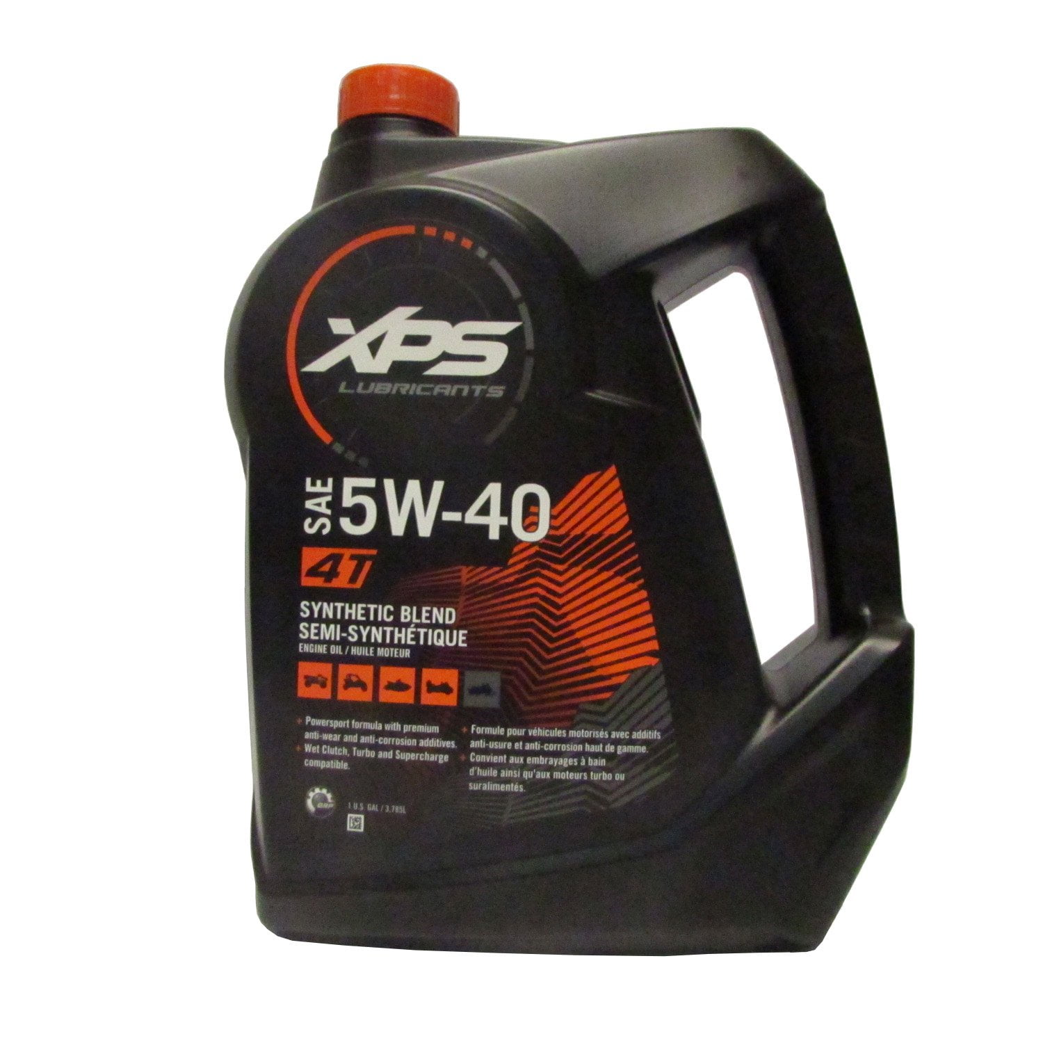 BRP XPS 4 Stroke Synthetic Blend Engine Oil 5W-40 - Gallon - Can