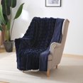thumbnail image 4 of HOMETRENDS Sheared Faux Fur Polyester Throw, 4 of 5