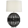 thumbnail image 2 of Pacific Coast Lighting North Shore 28.75" String Basket Table Lamp in Black, 2 of 5