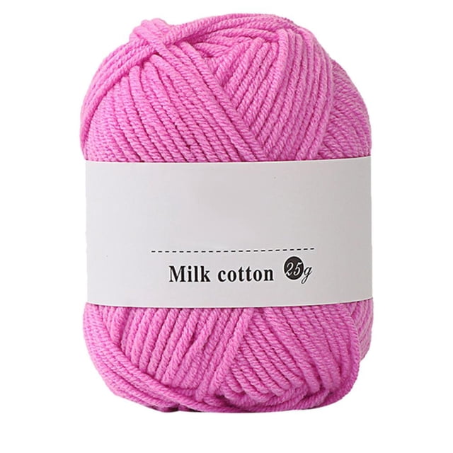 Birdeem Fil Coloré pour Tricot à la Main 25G Tricot Crochet Lait Doux Bébé Fil de Coton Laine