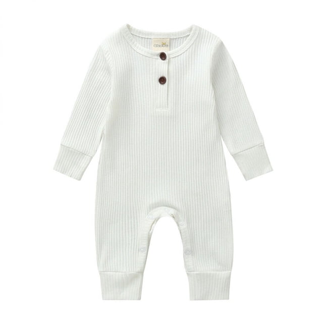 Combinaison Tricotée pour Filles, une Pièce, 0-18 Mois, 8 Couleurs