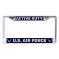 thumbnail image 1 of U.S. Air Force Active Duty Chrome License Plate Frame, 1 of 1