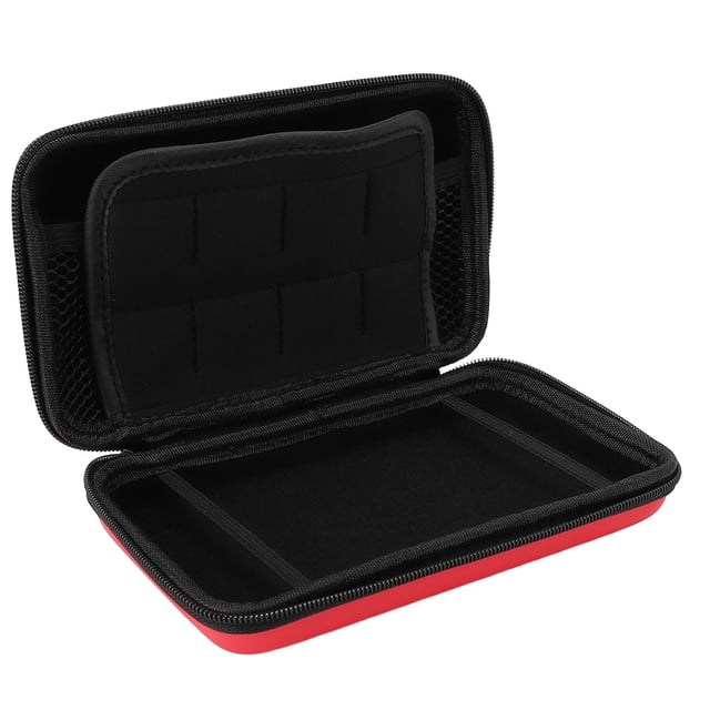 Carrying Case for 3DS for New 3DS XL for New 2DS XL, Hard Protective Shell Travel Case for Super Edition for New 2DS XL with 8 Game Slot Inner Pocket