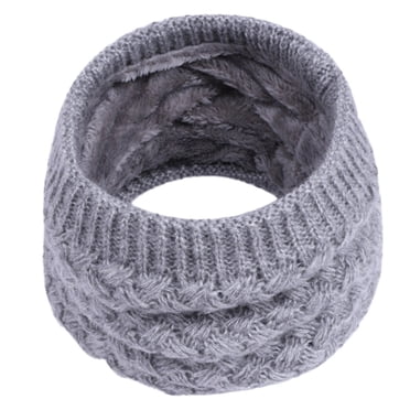 Fgnfyis Foulard Chaude d'Hiver pour Enfants Garçons Filles Enfants Bébé Col Tricoté Foulards de Cou Cadeau pour Bébé Gris Taille Unique