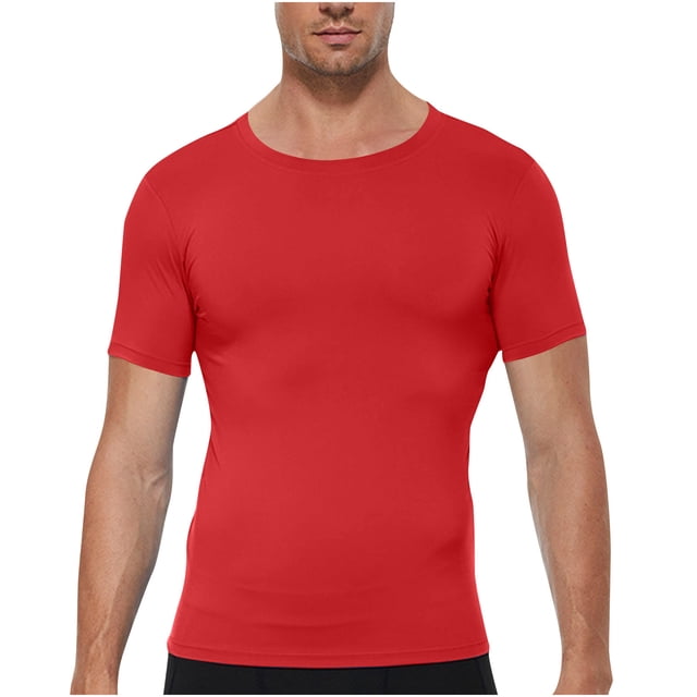 Weiqiqre Mens T-shirts Short Sleeve Athletic, Quick Dry Workout T Shirts Base Undershirt