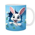 thumbnail image 1 of PRETXORVE 350ml Easter Ceramic Coffee Mug Cup Valentine's Day, 1 of 1