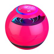 Qocolhg Bluetooth Speakers, Portable Wireless Speaker with 3W Stereo Sound, Portable Speaker with LED Light, Bluetooth TWS, Portable Speaker for Shower Outdoor Party Beach Camping