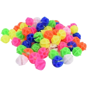 72 colored bicycle spoke beads