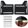 thumbnail image 2 of 2 Pcs Adaptateur de Supports de Cadre de Lit pour Tête de Lit Extra, Plaque de Modification de Lit Robuste, Support d'Attache de Tête de Lit avec Quincaillerie, 2 of 4