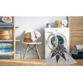 thumbnail image 2 of Ahgly Company Tapis Rectangulaire Lavable en Machine Intérieur Transitionnel Gris Carbone, 2 Pieds x 5 Pieds, 2 of 7