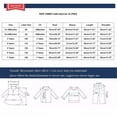 thumbnail image 3 of MeetoTime Veste en Denim pour Tout-Petit Bébé, Décontractée, à Revers, à Carreaux, Imprimée, à Manches Longues, Printemps Automne, Veste Courte pour Garçons Filles, 3 of 3