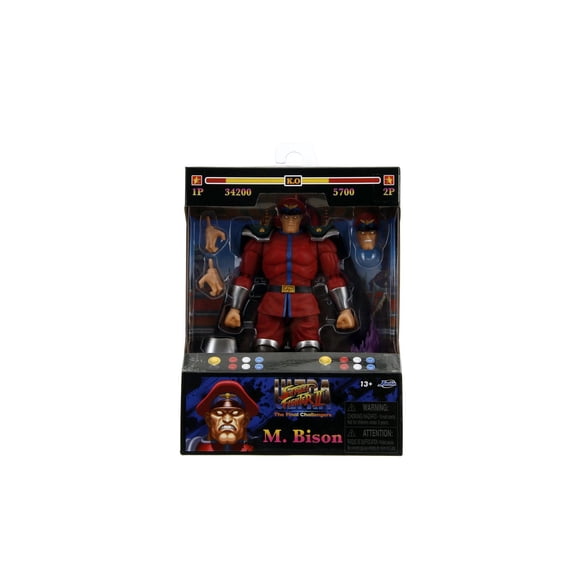 Jada Toys STREET FIGHTER II Figurine D'Action - M. Bison
