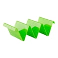 thumbnail image 1 of Luzkey Support Mexicain pour Tacos Présentoir Alimentaire Présentoir Compact Polyvalent pour Rouleaux Support Alimentaire Support à Tacos pour Réunions d'Anniversaire Restaurant Vert, 1 of 8