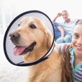 thumbnail image 3 of Pet Dog Recovery Collar Cone E-Collar Remedy Adjustable Protective Collar Anti-bite Anti-lick for Dogs Cats Pets, 3 of 6