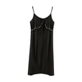 thumbnail image 1 of Timegard Vêtements de Nuit pour Femmes Grande Taille Pyjamas Bretelles Spaghetti Encolure Dégagée Décontractés Amples Doux Robes de Pyjama, 1 of 3