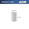 thumbnail image 2 of 40 Pcs M4x8mm Goupille en Acier Inoxydable 304, Support d'Étagère Cylindrique, 2 of 6