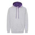thumbnail image 1 of King Fashion KF9041 Two-Tone Hooded Sweatshirt, 1 of 2