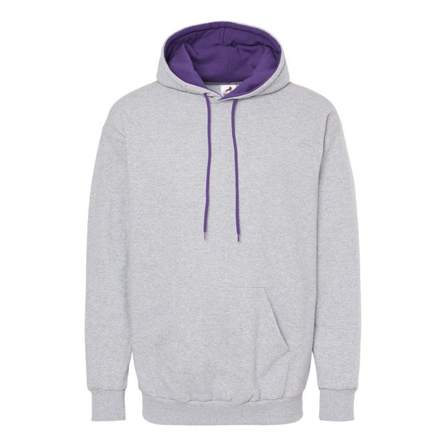 King Fashion KF9041 Two-Tone Hooded Sweatshirt