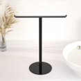 thumbnail image 3 of Hyasfey Bath Hand Towel Holder Easy to Install Multi-Purpose Bathroom Countertop T-Shape Towel Bar Rack Stand with Heavy Base, 3 of 8