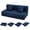 Blue, variant on Eastvita Queen Size Convertible Folding Sofa Bed Futon Sleeper with Pillow