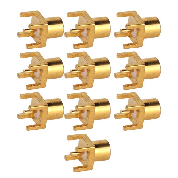 MCX Socket, Multifunctional High Reliability Wide Frequency Band OFC Material 4 Pin Female Connector for GPS System for Radio Equipments