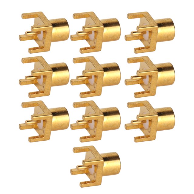 MCX Socket, Multifunctional High Reliability Wide Frequency Band OFC Material 4 Pin Female Connector for GPS System for Radio Equipments