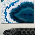 thumbnail image 1 of Tableau sur toile imprimée Design Art Geode Bleu Brazilien abstrait, 1 of 2