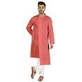 thumbnail image 1 of Atasi Kurta Pyjama Indien Ensemble 2 Pcs pour Hommes Tenue de Fête Robe Traditionnelle Tenue Ethnique, 1 of 7