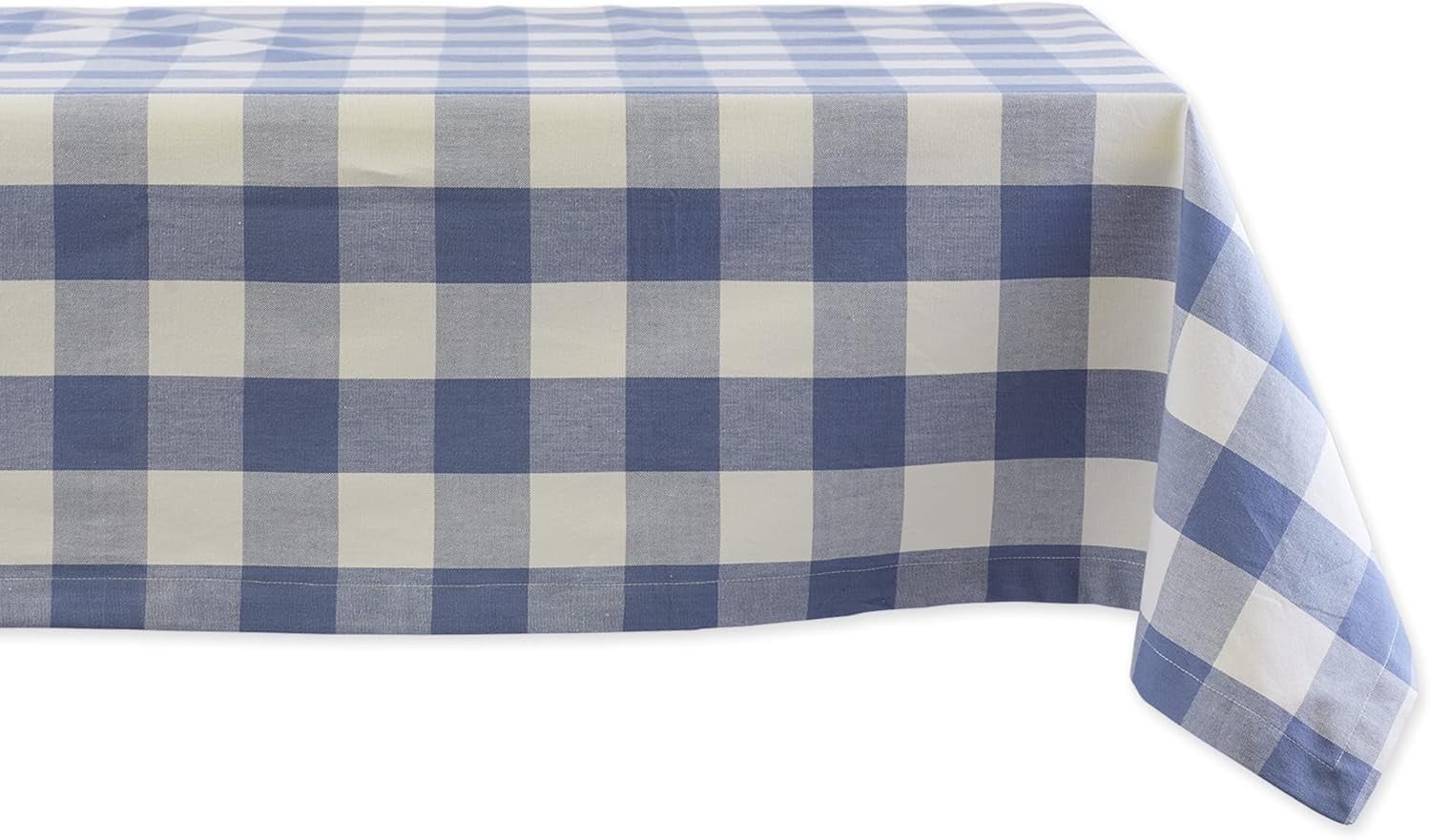 Collection à Carreaux Buffalo, Nappe Classique de Style Ferme, Nappe, 60x120, Bleu Délavé
