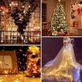 thumbnail image 3 of NITIDSKY 100 LED Battery Operated Fairy Lights with Remote Christmas String Lights Warm White,4 Pack, 3 of 7