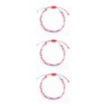 thumbnail image 3 of mmirethe Tressé Bracelet Fil Ciré Imperméable Bracelets Dressing Décor Type 5 3Set, 3 of 6