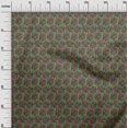 thumbnail image 2 of oneOone Cotton Silk Fabric Leaves & Floral Block Print Fabric BTY 42 Inch Wide, 2 of 4