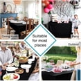 thumbnail image 4 of Table Cloth 54x80 Inch Linen Farmhouse Rectangle Tablecloth Waterproof, 4 of 4