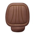 thumbnail image 1 of Coffee Brown Leather Auto Seat Cover With Full Surround And Anti-Skid Design, 1 of 6