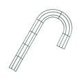 thumbnail image 1 of Wire Wreath Frame Iron Flower Wreath Frame for Christmas Thanksgiving Party 40cm, 1 of 9