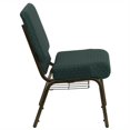 thumbnail image 3 of Bowery Hill Church Stacking Guest Chair in Hunter Green, 3 of 4