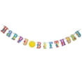 thumbnail image 1 of Happy Birthday Jumbo Jointed Banner with Number Stickers, 1 of 3