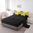 thumbnail image 3 of YST 7-Piece Bedding Set, Yellow Grey Black Patchwork Geometry, Modern Abstract, Full, 3 of 5