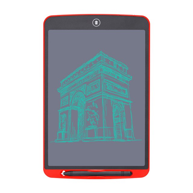 Opolski Tablette Électronique LCD 12 Pouces Tableau de Dessin et d'Écriture Bloc-Notes pour Enfant Graffiti
