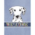 thumbnail image 1 of Taille du Jardin de Drapeau de Bienvenue Dalmate, 1 of 1