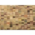 thumbnail image 1 of Ahgly Company Machine Washable Indoor Rectangle Transitional Orange Area Rugs, 4' x 6', 1 of 7