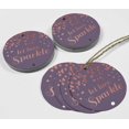 thumbnail image 4 of Inkdotpot Let Love Sparkle Wedding Bottle Tag Real Rose Gold Foil Favor Hang Tags Pack Of 100, 4 of 6