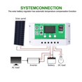 thumbnail image 2 of Contrôleur Solaire 10A-100A Régulateur de Pile Adaptatif 12V/24V Charge et Décharge Lampe de Rue Photovoltaïque Système de Contrôle 2USB, Sûr à Utiliser, 2 of 5