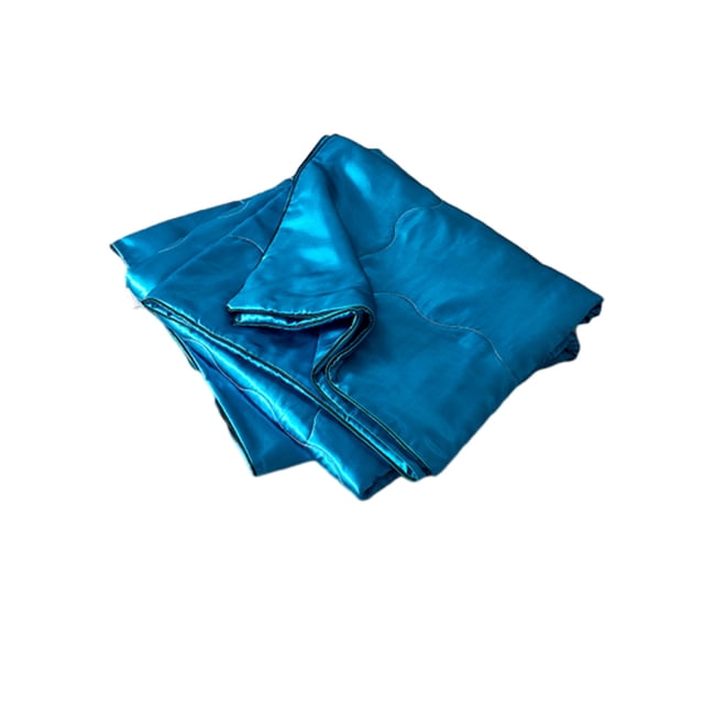 Nilvkv Washed Silk Ice Silk Conditioning Quilt Summer Cool Quilt Double Quilt Core Solid Color Summer Thin Quilt