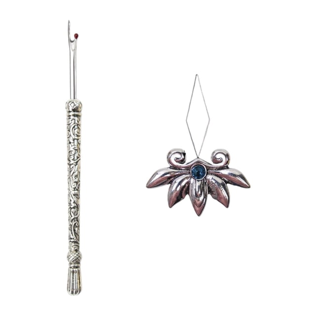 GUOOL Enfile-Aiguille Coupe-Cordons Ensemble 2 en 1 Coupe-Cordons pour Broderie Domestique