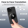 thumbnail image 3 of Language Translator Device, 138 Languages Two Way  Magnetic AI Translation Device, Offline Voice Photo Video Call Translation for Business Learning Travel, 3 of 7
