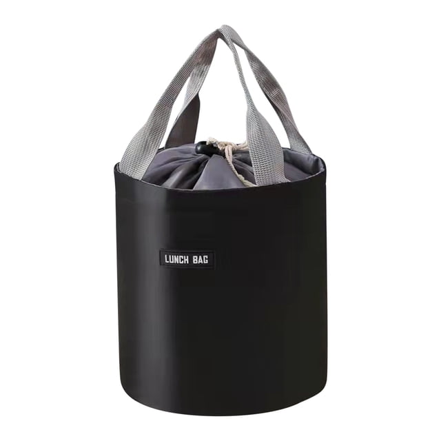 matoen Sac à Lunch Isotherme Cylindrique Sac Isotherme Grand Papier D\'aluminium Sac à Lunch Rond Portable pour le Travail avec Sac Isotherme pour Riz