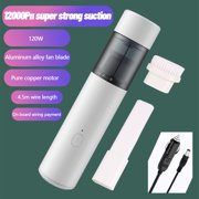 Suncoda Vacuum Cleaner, Cleaning Supplies Vacuum Cleaner, Small Handheld Vacuums, Car Vacuum with 14.76Ft Corded &Portable Car Accessory, Easy to Clean Car Interior & Other Crevices
